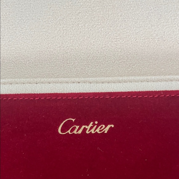 Cartier Large Velvet Necklace Pouch Travel Case - Picture 2 of 6